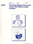Pictures of the human body and lungs on the cover of the Technical Support Document for the 1992 Citizen's Guide to Radon PDF