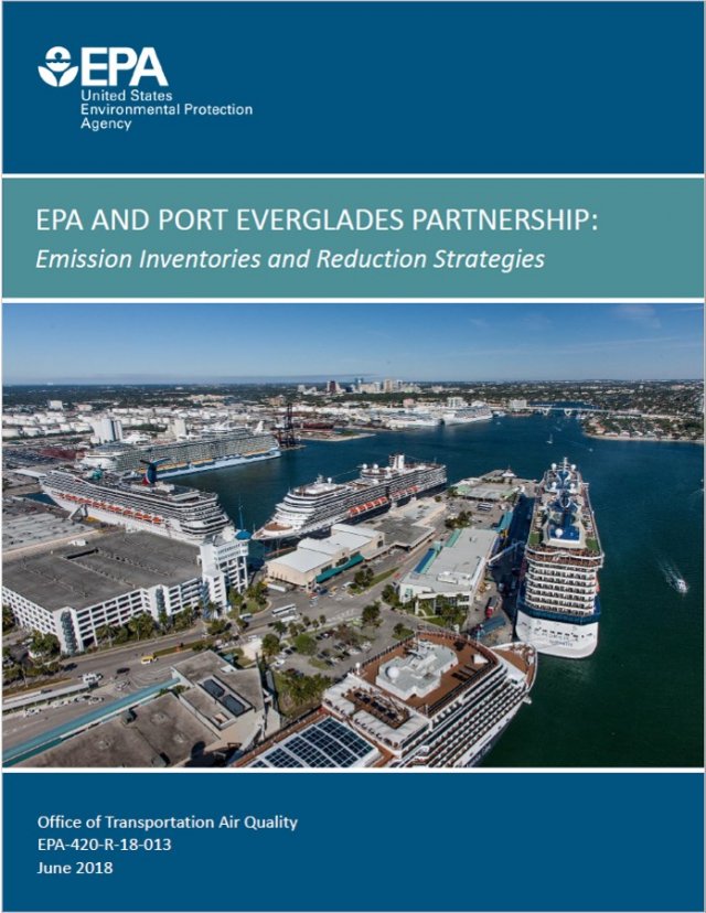 Cover of report for EPA and Port Everglades Partnership