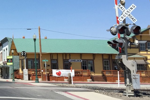 Lovelock Nevada Train Depot
