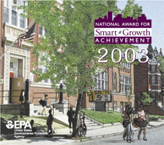 Cover of 2003 National Award for Smart Growth Achievement booklet