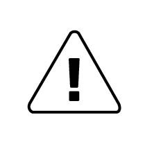 Icon for step 3 of a warning sign with an exclamation point