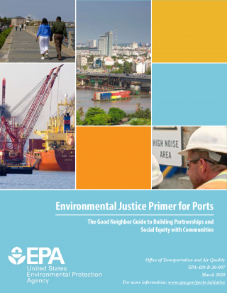 Image and link to Environmental Justice Primer for Ports cover page