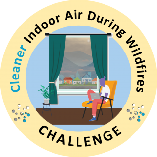 Cleaner Indoor Air During Wildfires Challenge logo