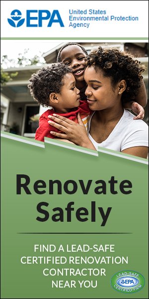 Consumer ad to find a lead-safe certified renovation contractor near you