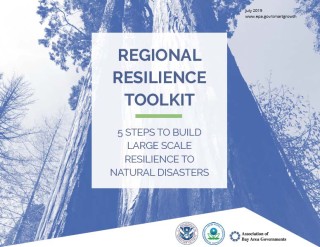 Cover of the Regional Resilience Toolkit: 5 steps to build large-scale resilience to natural disasters