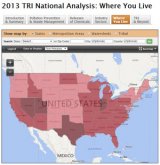 screenshot of 2013 National Analysis “Where You Live”