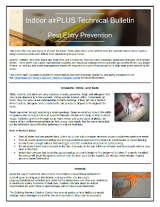 Indoor airPLUS Technical Bulletin: Pest Entry Prevention - This technical bulletin details how Indoor airPLUS Partners address pests.
