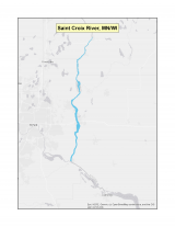 Map of Saint Croix River no-discharge zone