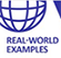 Icon for real world examples