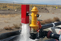 Water Security Test Bed Hydrant flushing water