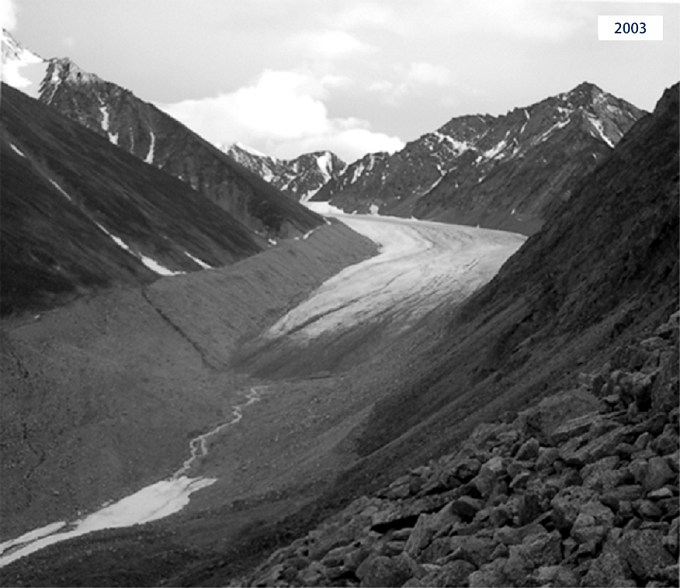 Image of McCall Glacier in 2003