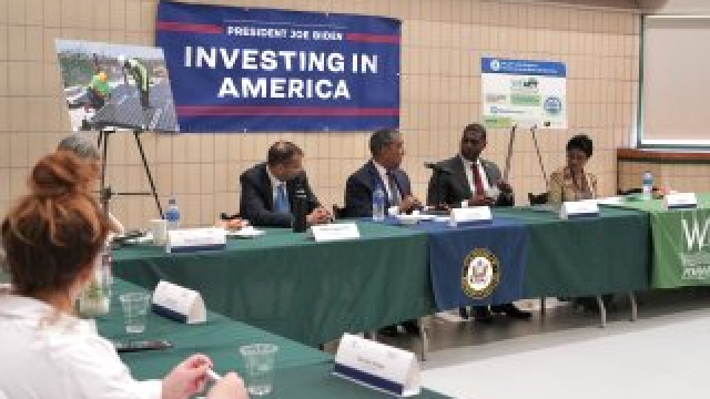 Administrator Regan at an Investing in America event