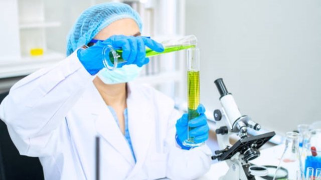 Image of a lab worker