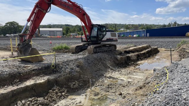 Storm water pipe removal near Car Scrapping Area 3