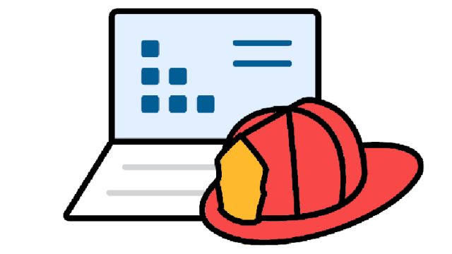 CAMEO Suite logo showing firefighter helmet in front of laptop
