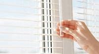 image of window with open blinds