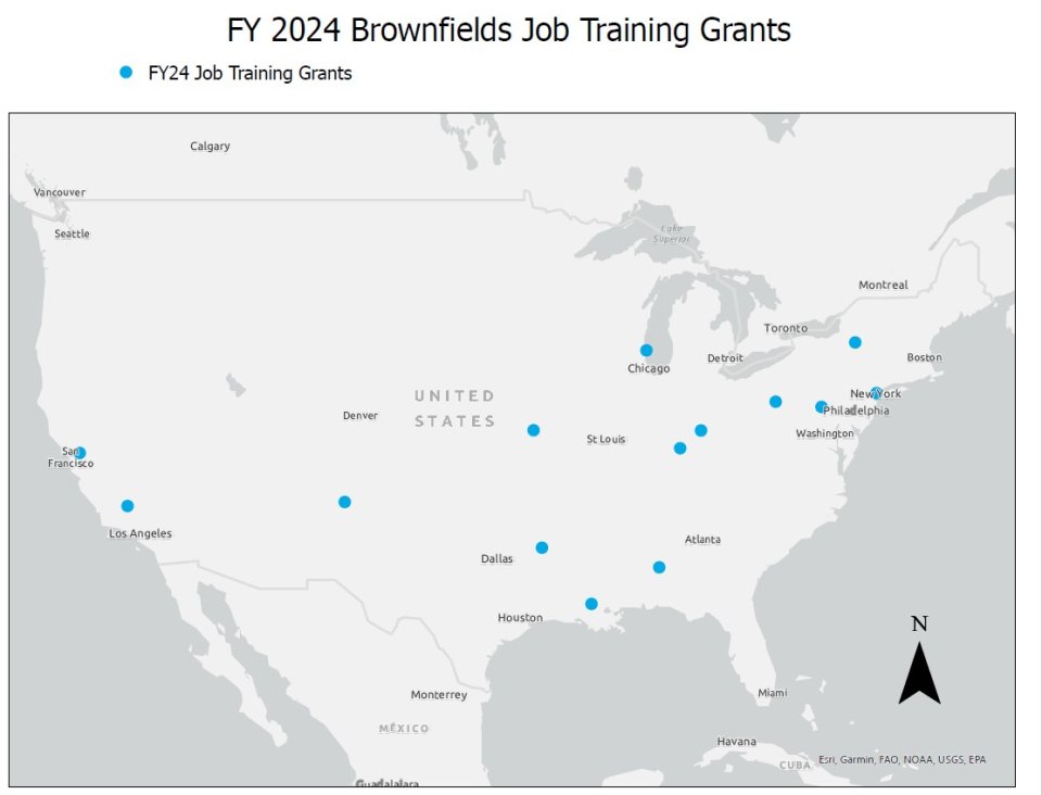 FY 2024 JT Selection Map