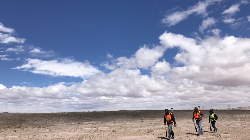 April 2019 Field survey of a background location in the Western AUM area