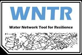 Logo for the WNTR program developed by ORD scientists to assist with water planning scenarios.