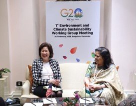 Jane Nishida, EPA’s Assistant Administrator for International and Tribal Affairs, joins her counterpart from India’s Ministry of Environment, Forest, and Climate Change for a G20 preparatory meeting.
