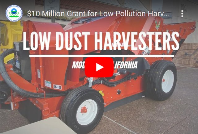 Video: $10 Million Grant for Low Pollution Harvesters Made in America