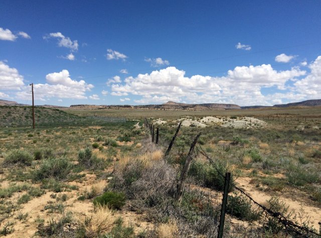 Photograph of Former Section 32 and 33 Uranium Mine. Photograph by Weston Solutions, Inc., July 19, 2017