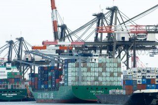 Photo of container ship at berth