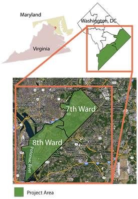 Map of Wards 7 & 8