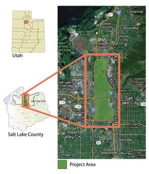 Map of Salt Lake City