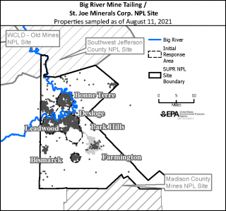 image of Big River Mine Tailings site map small2