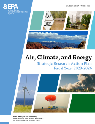 ORD's Air, Climate, and Energy research program FY23-26 StRAP cover
