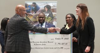 P2 grant event at Southern University Agricultural Research & Extension Center