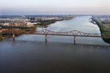 Baton Rouge - view of the Mississippi river