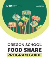 Cover page of the Oregon School Food Share Program Guide produced by the EPA