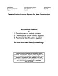 Passive Radon Control System for New Construction Title page