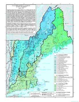 Level IV Ecoregions of New England-- page size