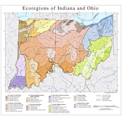 Level III and IV Ecoregions of Indiana and Ohio -- page size