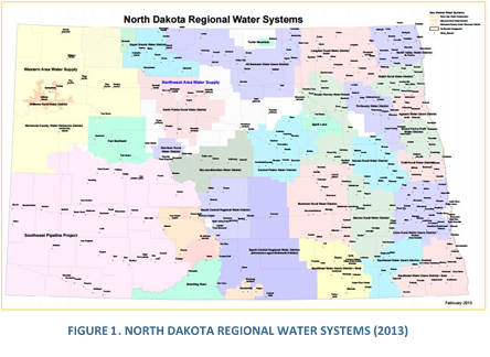 North Dakota Map 