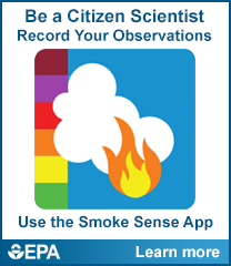 Be a Citizen Scientist, Record your Observations, Use the Smoke Sense App