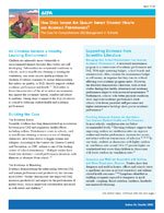 Cover to fact sheet: How Does Indoor Air Quality Impact Student Health and Academic Performance?