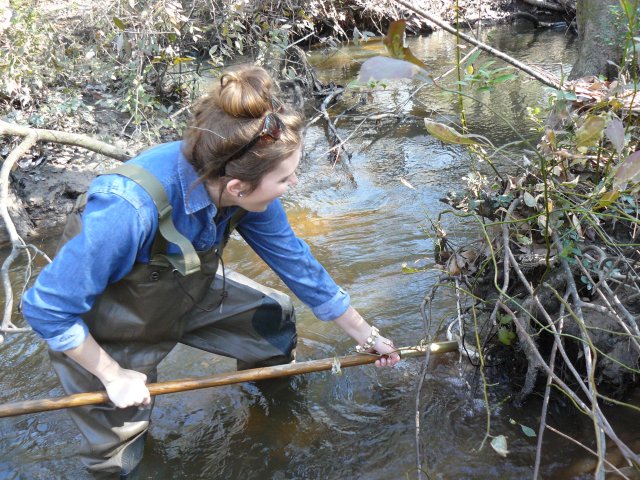 Water sampling in Pearl River County, MS