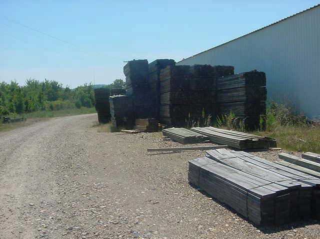 The Mid-South Wood Products site is now used to store roofing materials