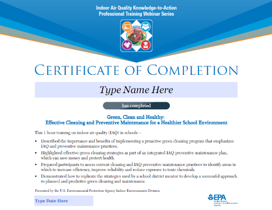 An image of a certificate of completion