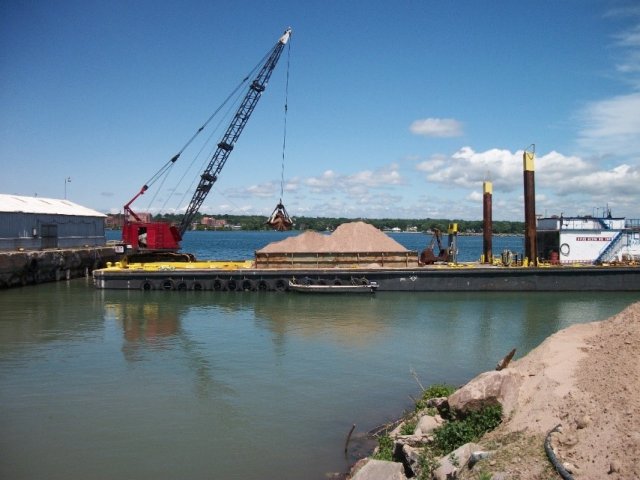 Photo of 26,000 cubic yards of contaminated sediment were removed from St. Marys River AOC
