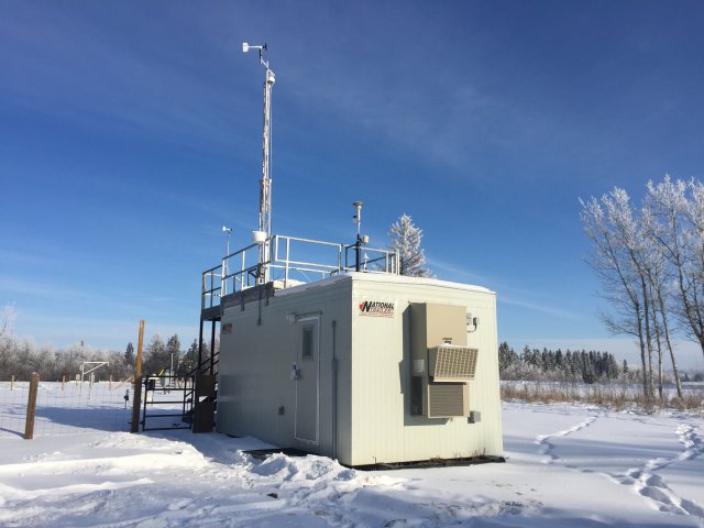 Picture of the Elk Island monitoring station