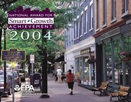 Cover of the 2004 National Award for Smart Growth Achievement Booklet