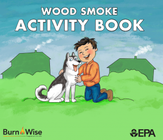 Image of the cover of the wood smoke activity book