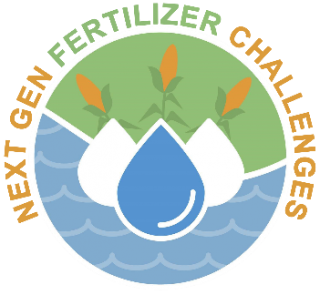 Next Gen Fertilizer Challenge (2021) logo and link to the challenge details.