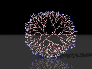 Illustration of a dendrimer