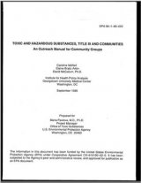 Toxic and Hazardous Substances, Title III and Communities